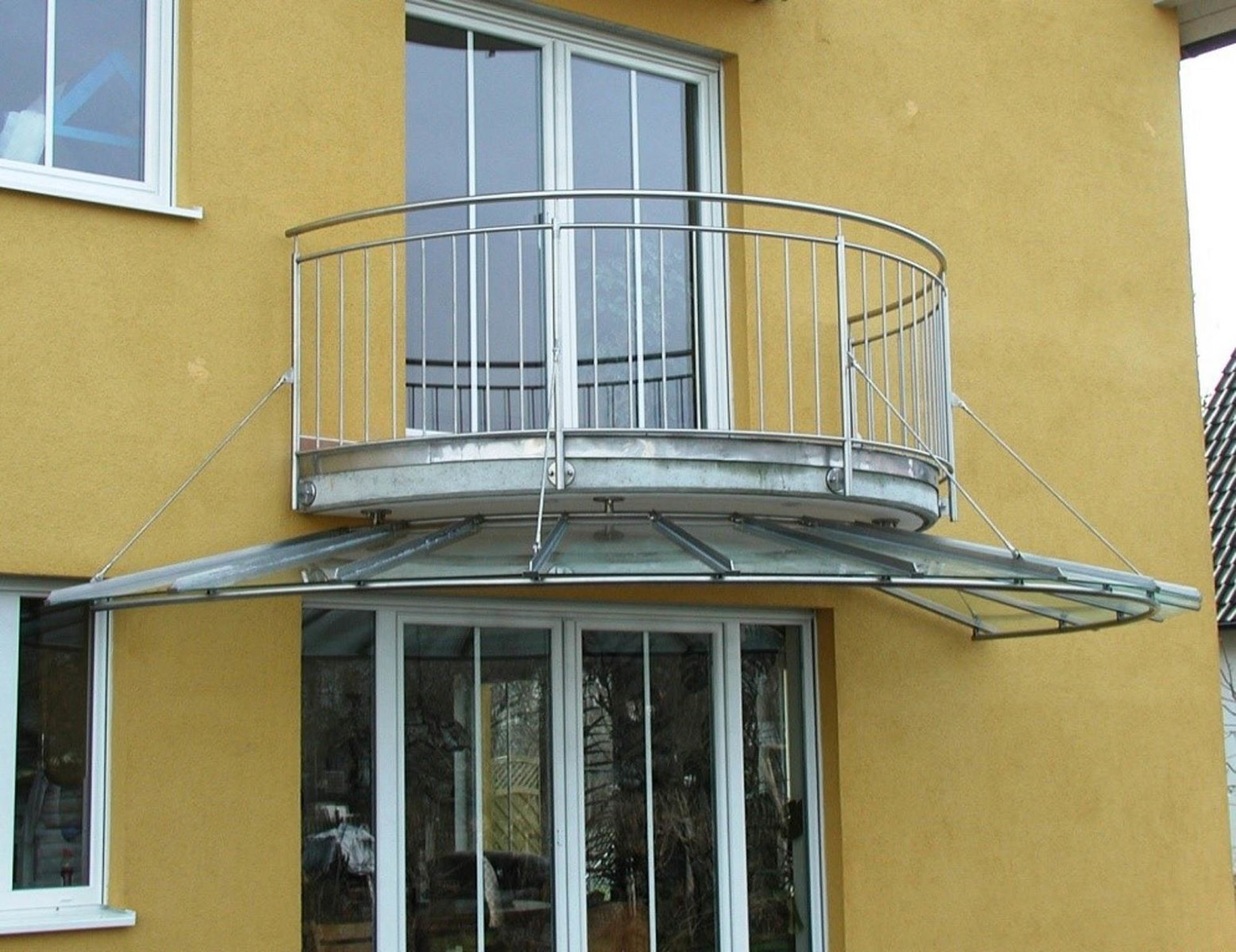 Balkon der Lehmann Stahlbau GmbH in Geretsried