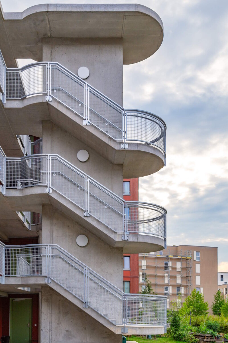 Balkon der Lehmann Stahlbau GmbH in Geretsried