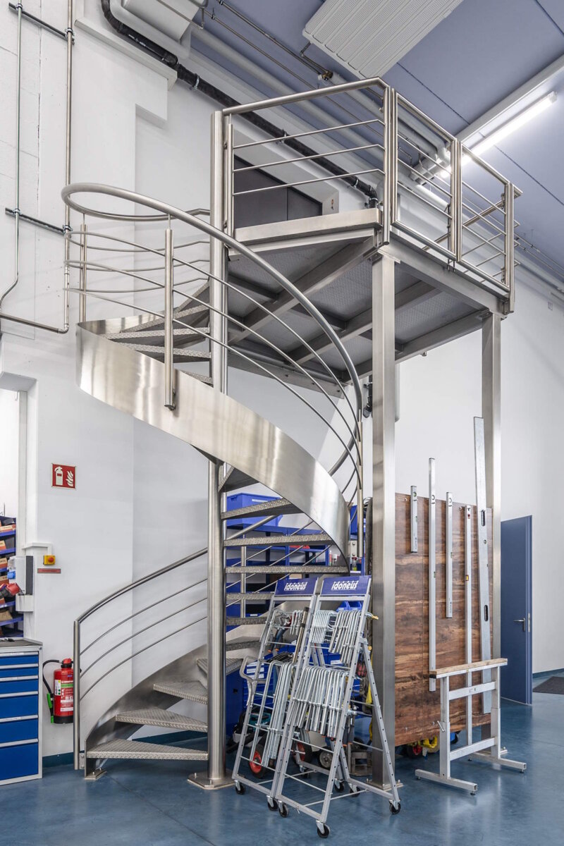 Treppe von der  Lehmann Stahlbau GmbH
